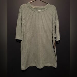 New Men's Dikotomy Knit Boxy Fit Premium Basic Tee Shirt Size Large